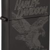 Zippo Harley Davidson Eagle Black Ice Lighter