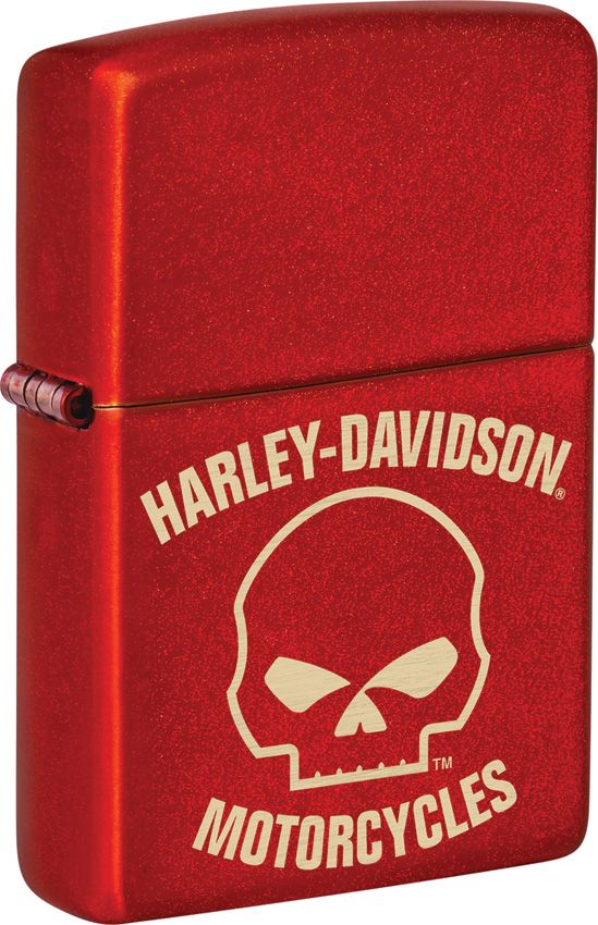 Zippo Harley Davidson Lighter - Red Matte