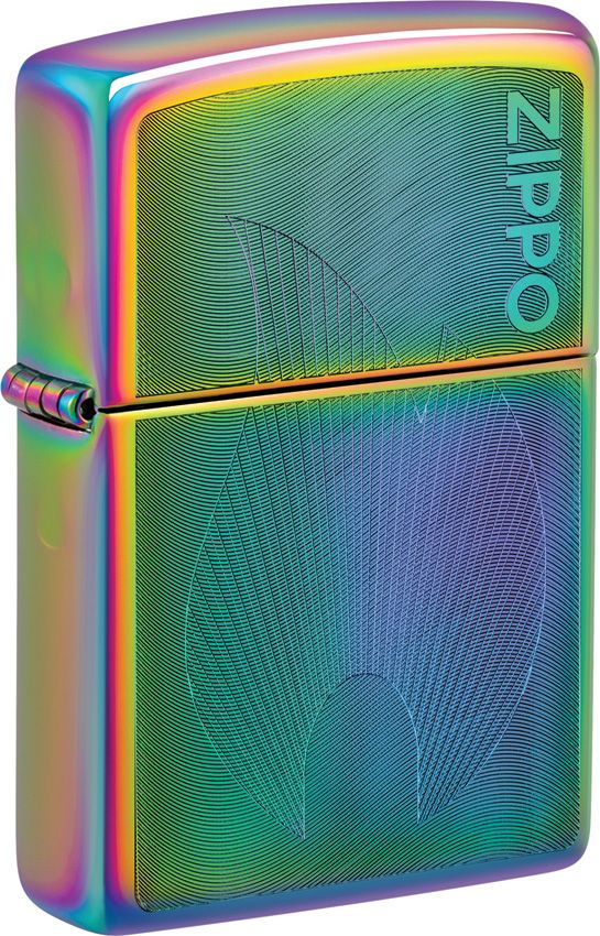 Zippo Dimensional Flame Design Lighter - Iridescent