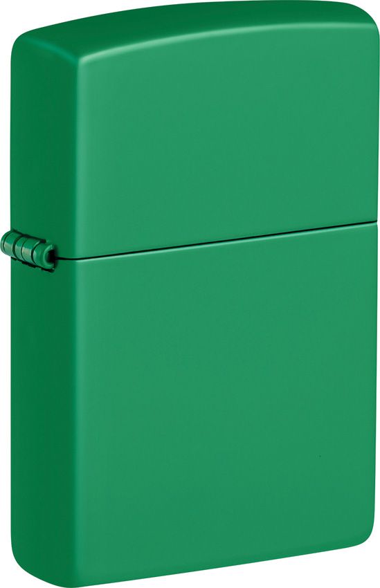 Zippo Grass Green Matte Lighter - Solid Color