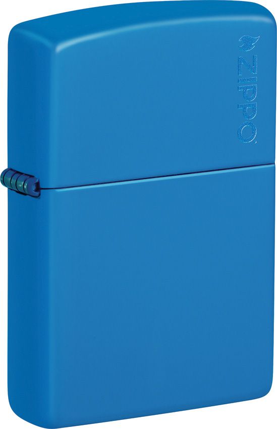 Zippo Classic Sky Blue Lighter - Iconic Zippo Design