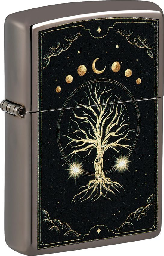 Zippo Mystic Nature Black Ice Lighter