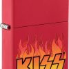 Zippo KISS Red Matte Lighter