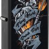 Zippo Darts Design Black Matte Lighter
