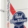 Zippo Pabst Blue Ribbon White Matte Lighter