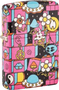 Zippo Abstract Lighter - Glow in Dark 540 Color