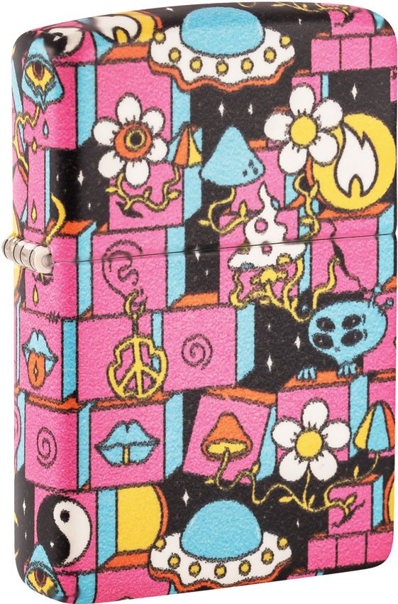 Zippo Abstract Lighter - Glow in Dark 540 Color