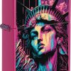 ZO55956 Zippo American Lady Lighter Pink