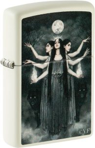 ZO56161 Zippo Victoria Frances Lighter - Glow Dark