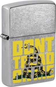 ZO56213 Zippo Don't Tread on Me Lighter - Chrome