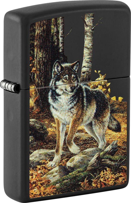 Zippo Linda Picken Wolf Lighter - Matte