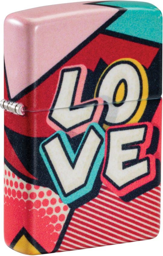 Zippo Love Design Lighter - Color Process