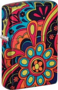 ZO58013 Zippo Flower Power Lighter - Color Process