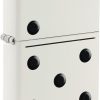 Zippo Domino White Matte Lighter