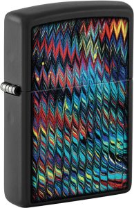 Zippo Paint Pour Lighter - Black Matte