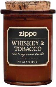Zippo Spirit Candle Whiskey Tobacco - Soy Wax