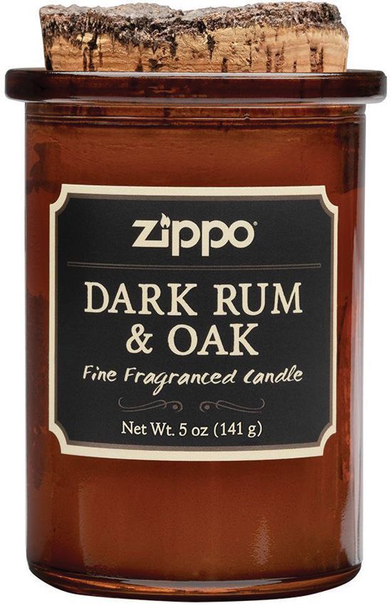 Zippo Spirit Candle Dark Rum Oak - Soy Wax