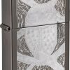 Zippo John Smith Gumbula Design Black Ice Lighter