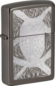 ZO70447 Zippo John Smith Gumbula Black Ice Lighter