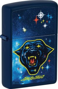 Zippo Santa Cruz Lighter Navy Matte Finish