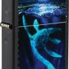 Zippo Black Light Loch Ness Design Lighter