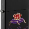 Zippo Crown Royal Design Lighter Black Matte