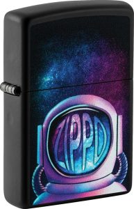 Zippo Astronaut Lighter - Black Matte