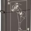 Zippo Windy Design Black Ice Lighter