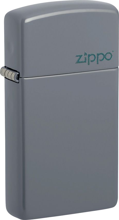 Zippo Slim Lighter - Flat Gray