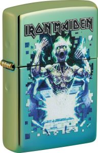 Zippo Iron Maiden Lighter - Teal High Polish