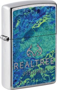 Zippo Realtree Wav3 Lighter - Street Chrome