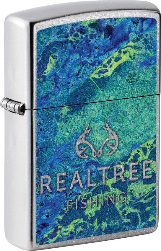 Zippo Realtree Wav3 Lighter - Street Chrome
