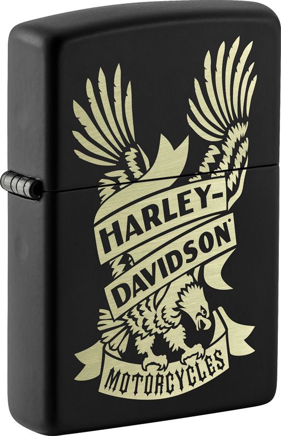 Zippo Harley-Davidson Lighter Black Matte