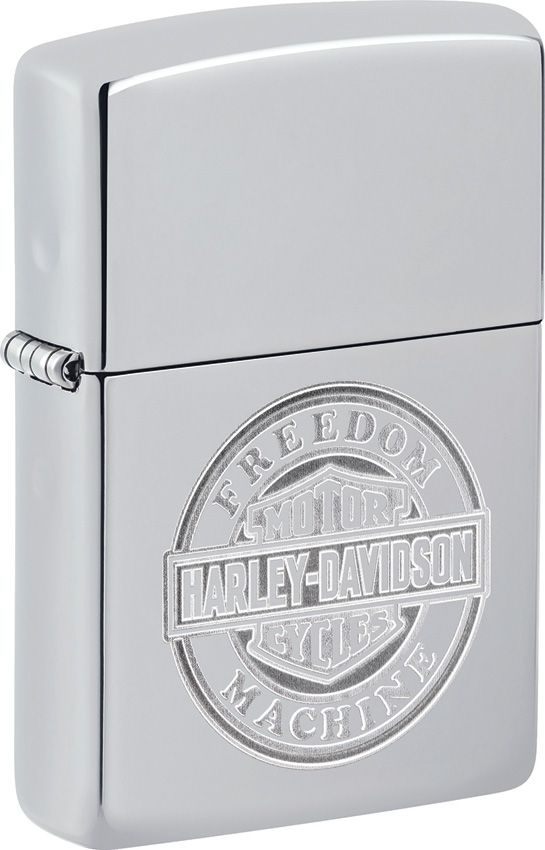 Zippo Harley-Davidson Lighter High Polish Chrome