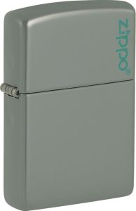 ZO72081 Zippo Classic Lighter Sage with Logo