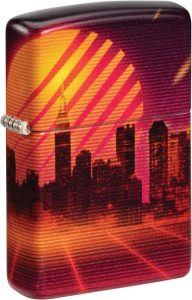 Zippo Cyber City Lighter - Full Color Process