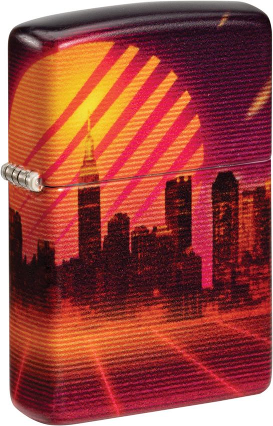 Zippo Cyber City Lighter - Full Color Process