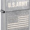 Zippo U.S. Army Lighter - Street Chrome, Boxed (ZO73755)
