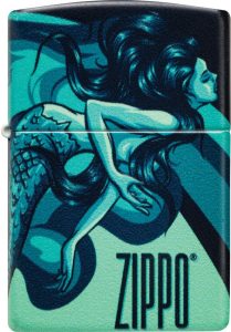 Zippo Mermaid Lighter - Color Wrap Design