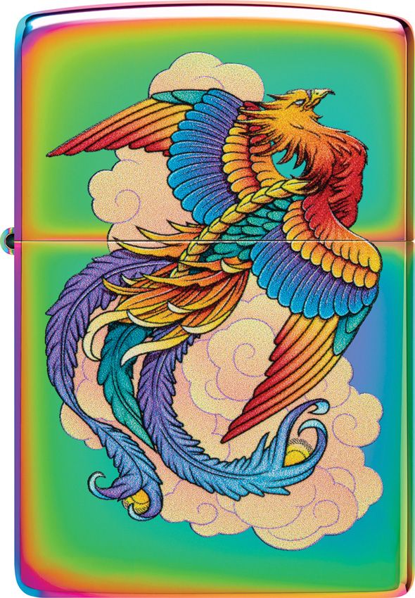 Zippo Phoenix Design Iridescent Lighter