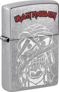 Zippo Iron Maiden Lighter - Street Chrome
