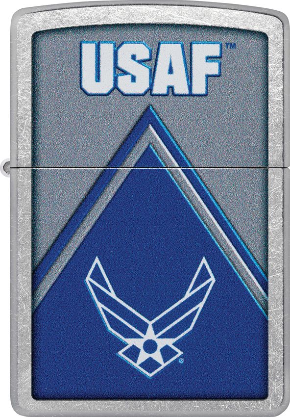 Zippo U.S. Air Force Design Lighter - Street Chrome