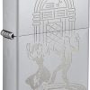 Zippo Vintage Dance Satin Chrome Lighter
