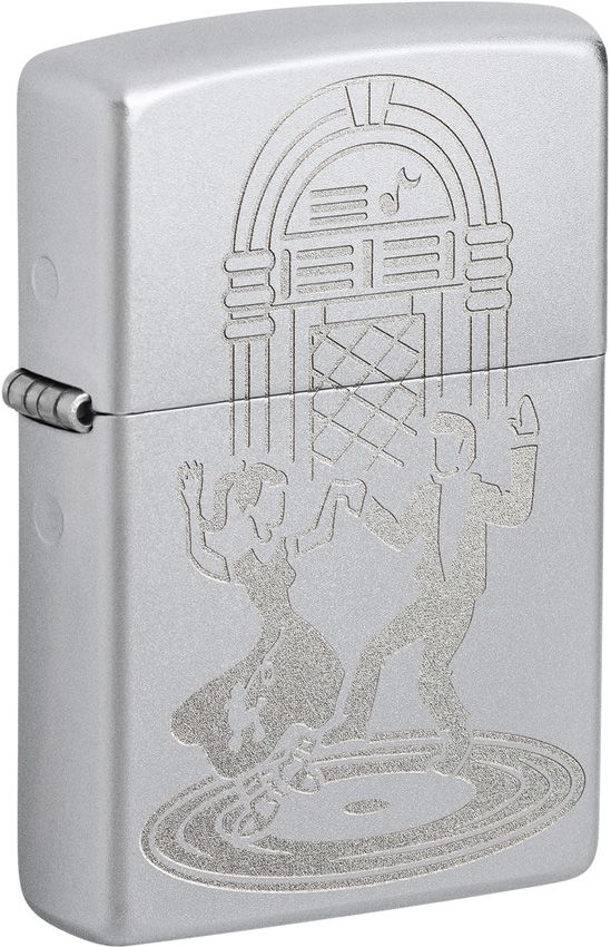 Zippo Vintage Dance Lighter - Satin Chrome