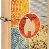 Zippo Elements Of Earth High Polish Brass Lighter
