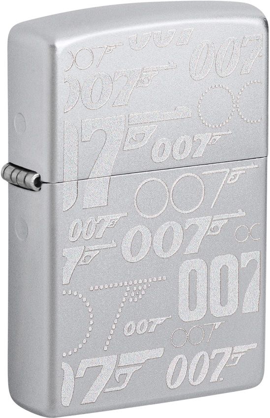 Zippo James Bond 007 Lighter - Satin Chrome