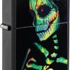 Zippo Sugar Skeleton Black Light Sensitive Lighter