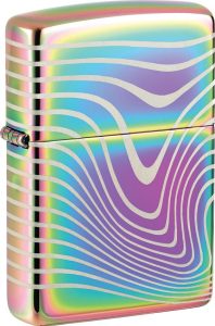 ZO75652 Zippo Wavy Pattern 360 Laser Design Lighter