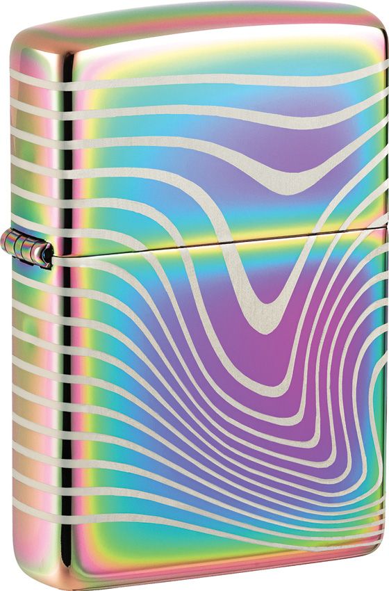 Zippo Wavy Pattern 360 Laser Design Lighter