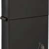 Zippo Armor Series Flame Lighter High Polish Black Ice
